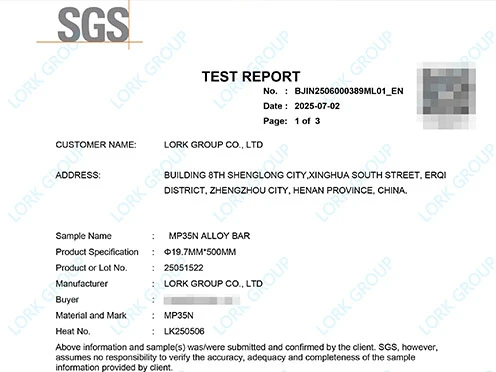 SGS Test report SGS Test report
